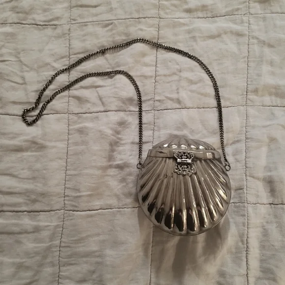 Vintage/antique 1920s Art deco clam shell purse - Picture 1 of 8